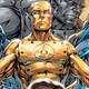 A comic drawing depicts the shiny and chrome characters of Metal Men.
